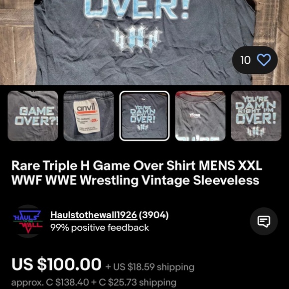 Vintage WWF Tee - Picture 8 of 8